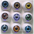 Doll accessories colourful plastic eyes in round ball half-round and oval